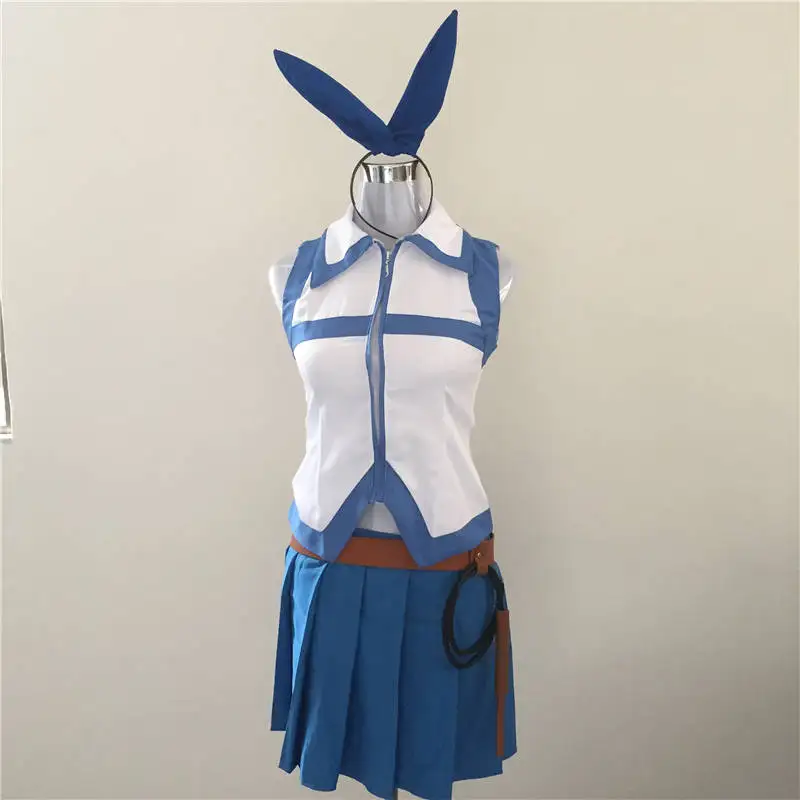 Fairy Tail Lucy Heartfilia Cosplay Costume top skirt whip sexy dress suit for party Halloween set T104152
Fairy Tail Lucy Heartfilia Cosplay Costume top skirt whip sexy dress suit for party Halloween set T104152