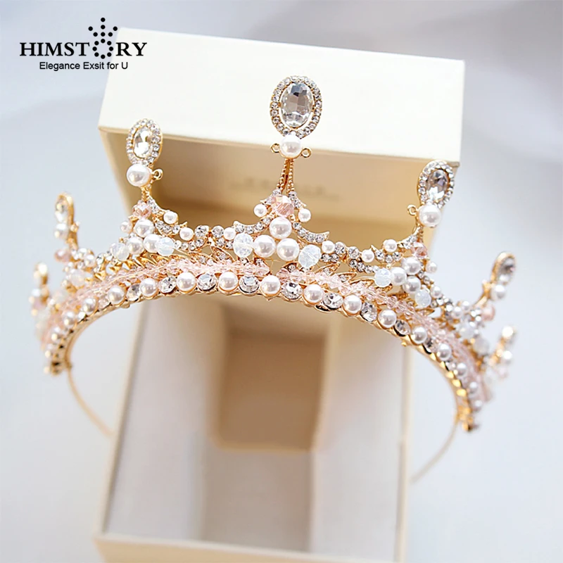Handmade Baroque Beaded Bridal Tiara Crown Pearl Gold Crowns For Princess Wedding Bride Head Piece Hair Accessories
Handmade Baroque Beaded Bridal Tiara Crown Pearl Gold Crowns For Princess Wedding Bride Head Piece Hair Accessories