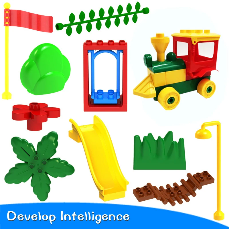 DIY Big Size Building Blocks Wall Accessories Components Plastic Bricks Compatible Block Toys for Children
DIY Big Size Building Blocks Wall Accessories Components Plastic Bricks Compatible Block Toys for Children