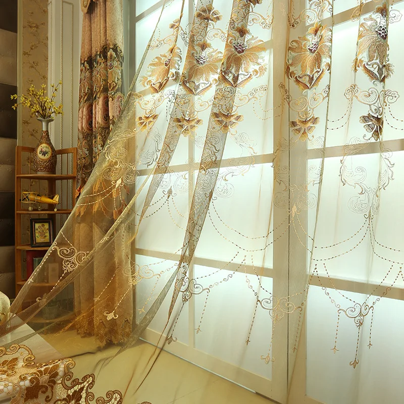Luxury Embroidered Blackout Curtains for the Living room Curtains for the Kitchen Princess curtains Window Curtains Drapes
Luxury Embroidered Blackout Curtains for the Living room Curtains for the Kitchen Princess curtains Window Curtains Drapes