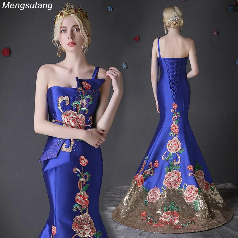 Robe de soiree embroidery slim sleeveless one-shodler elegant Party Formal Dress prom dresses mermaid dress Custom Made
Robe de soiree embroidery slim sleeveless one-shodler elegant Party Formal Dress prom dresses mermaid dress Custom Made