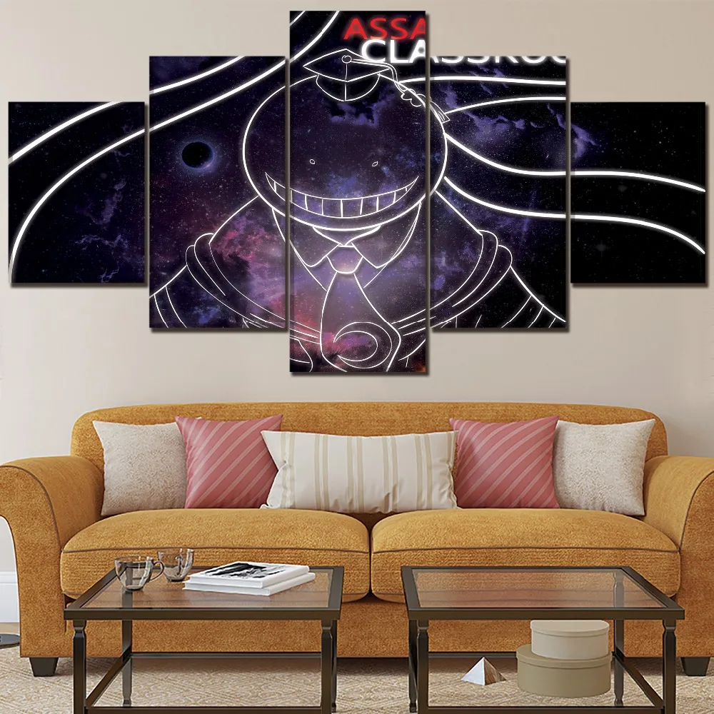 Home Decor Print Type Poster Frame 5 Piece Starry Anime Assassination Classroom Koro-sensei Canvas Painting For Kids Room Wall A
Home Decor Print Type Poster Frame 5 Piece Starry Anime Assassination Classroom Koro-sensei Canvas Painting For Kids Room Wall A