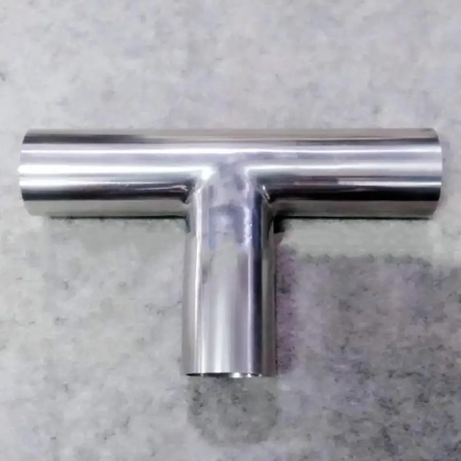45mm Pipe OD Butt Welding Auto Tee 3 Way 3A SUS 304 Stainless Steel Sanitary Fitting Spliter Homebrew Beer Wine
45mm Pipe OD Butt Welding Auto Tee 3 Way 3A SUS 304 Stainless Steel Sanitary Fitting Spliter Homebrew Beer Wine