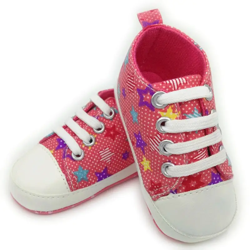 New Baby Shoes Stars Print Canvas First Walker Sneaker Sport Shoes Soft Prewalkers Casual Baby Girl Boys Shoes Baby Moccasins
New Baby Shoes Stars Print Canvas First Walker Sneaker Sport Shoes Soft Prewalkers Casual Baby Girl Boys Shoes Baby Moccasins