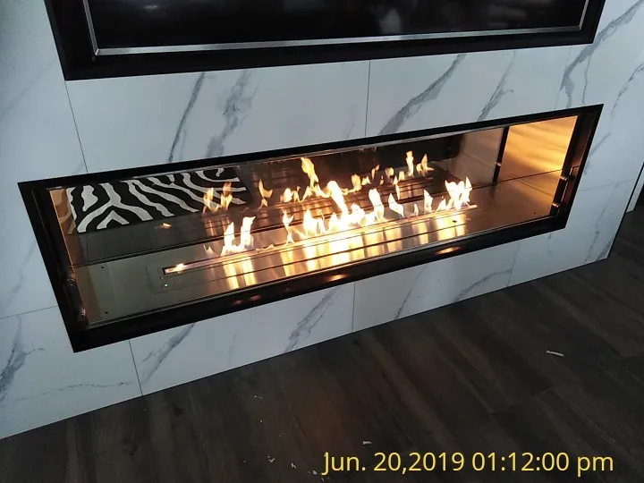 Inno Fire 60 дюймов wifi настоящий огонь Крытый умный этанол горелка для камина с