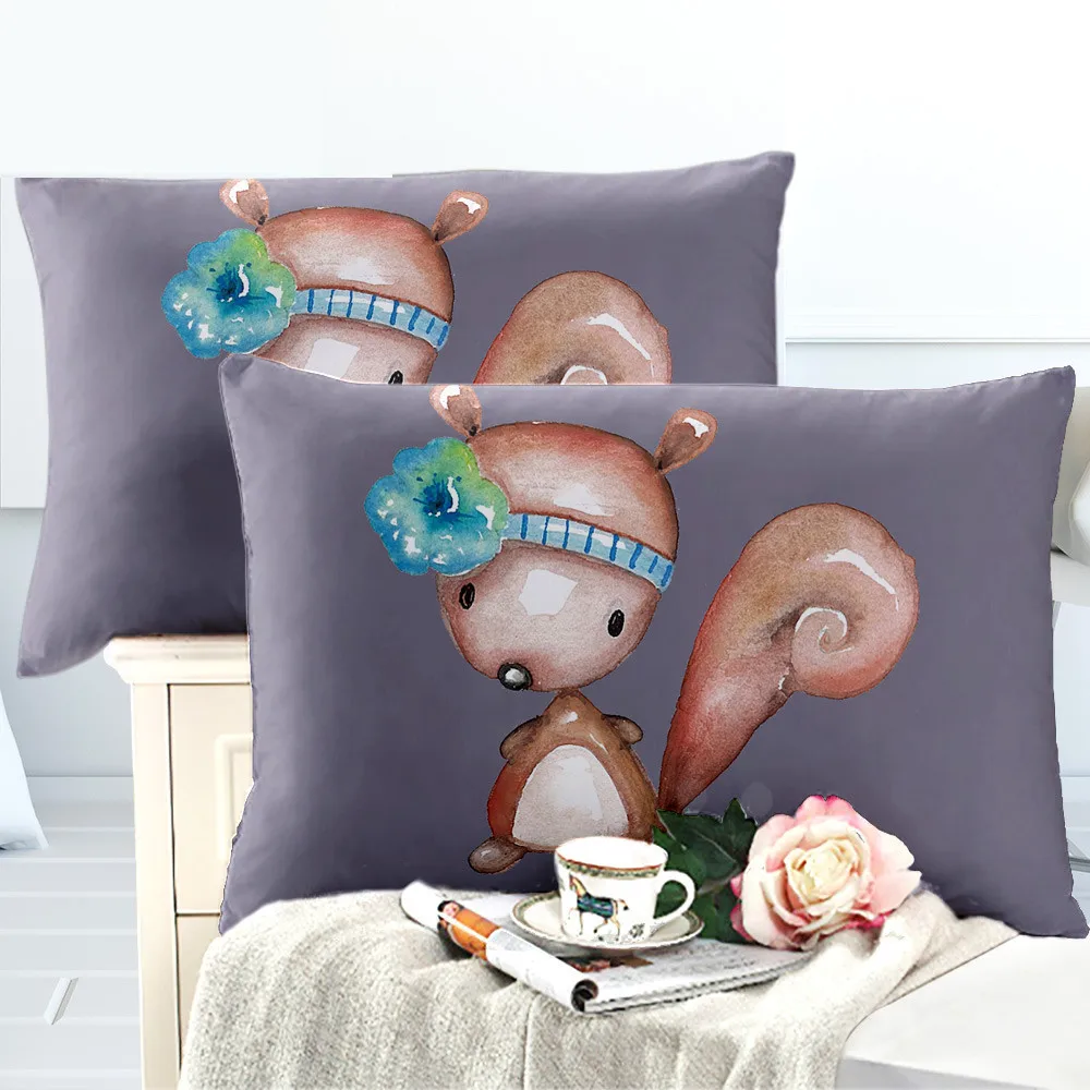 Kids Cute Cartoon Bedding Set Animal Squirrel Print Duvet Cover Set Head Blue Flowers Bed Cover Pillowcase Home Decor 3Pcs D35
Kids Cute Cartoon Bedding Set Animal Squirrel Print Duvet Cover Set Head Blue Flowers Bed Cover Pillowcase Home Decor 3Pcs D35