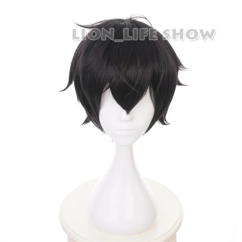 Persona 5 Hero Kyoya Hibari Rin Okumura Houtarou Black Short Cosplay Wig black glasses mask cos prop
Persona 5 Hero Kyoya Hibari Rin Okumura Houtarou Black Short Cosplay Wig black glasses mask cos prop