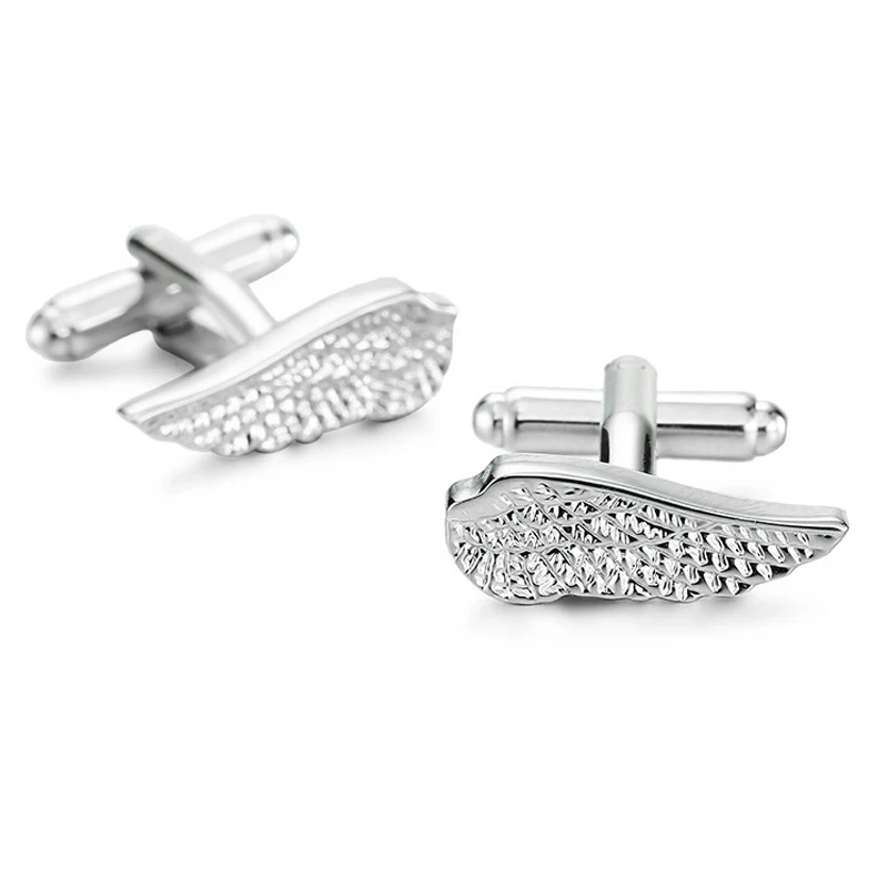 DY selling high quality hand polished silvery wings Cufflinks new fashion men's French Cufflinks wholesale and retail
DY selling high quality hand polished silvery wings Cufflinks new fashion men's French Cufflinks wholesale and retail