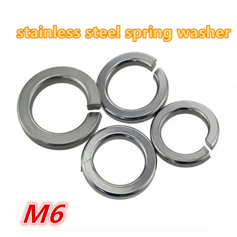 500pcs m6 304 stainless steel a2 - 70 spring washer / gasket split lock washer / shim elastic washer
500pcs m6 304 stainless steel a2 - 70 spring washer / gasket split lock washer / shim elastic washer