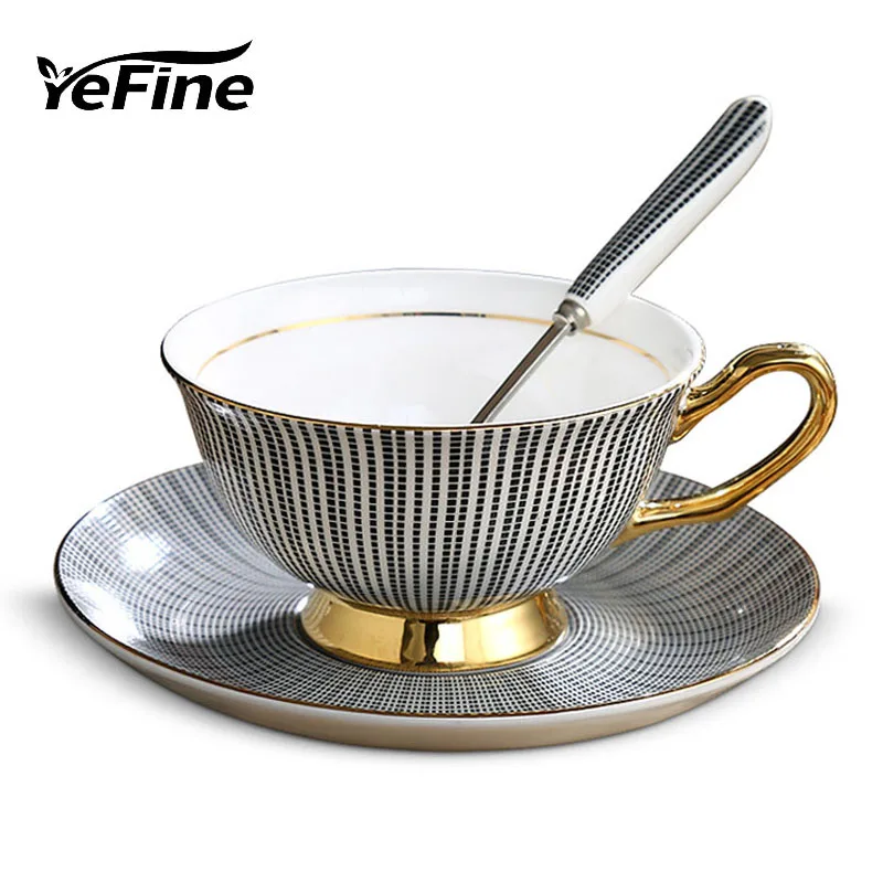 Фото YeFine Королевский классический тонкий костяного фарфора чайные - купить