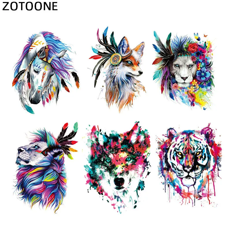 ZOTOONE Wolf Tiger Horse Heat Transfer Patches for Clothing Printed Diy Cute Animal Transfert Thermocollants T-shirt Applique G
ZOTOONE Wolf Tiger Horse Heat Transfer Patches for Clothing Printed Diy Cute Animal Transfert Thermocollants T-shirt Applique G