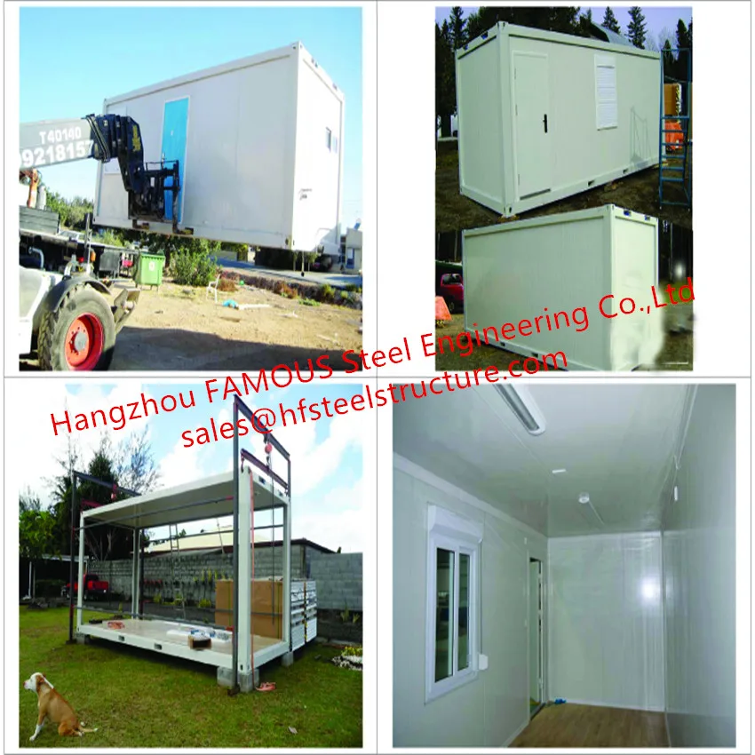 Portable Multi-use Prefabricated Steel Frame Container House/Modular Container Home With Interior Decoration
Portable Multi-use Prefabricated Steel Frame Container House/Modular Container Home With Interior Decoration