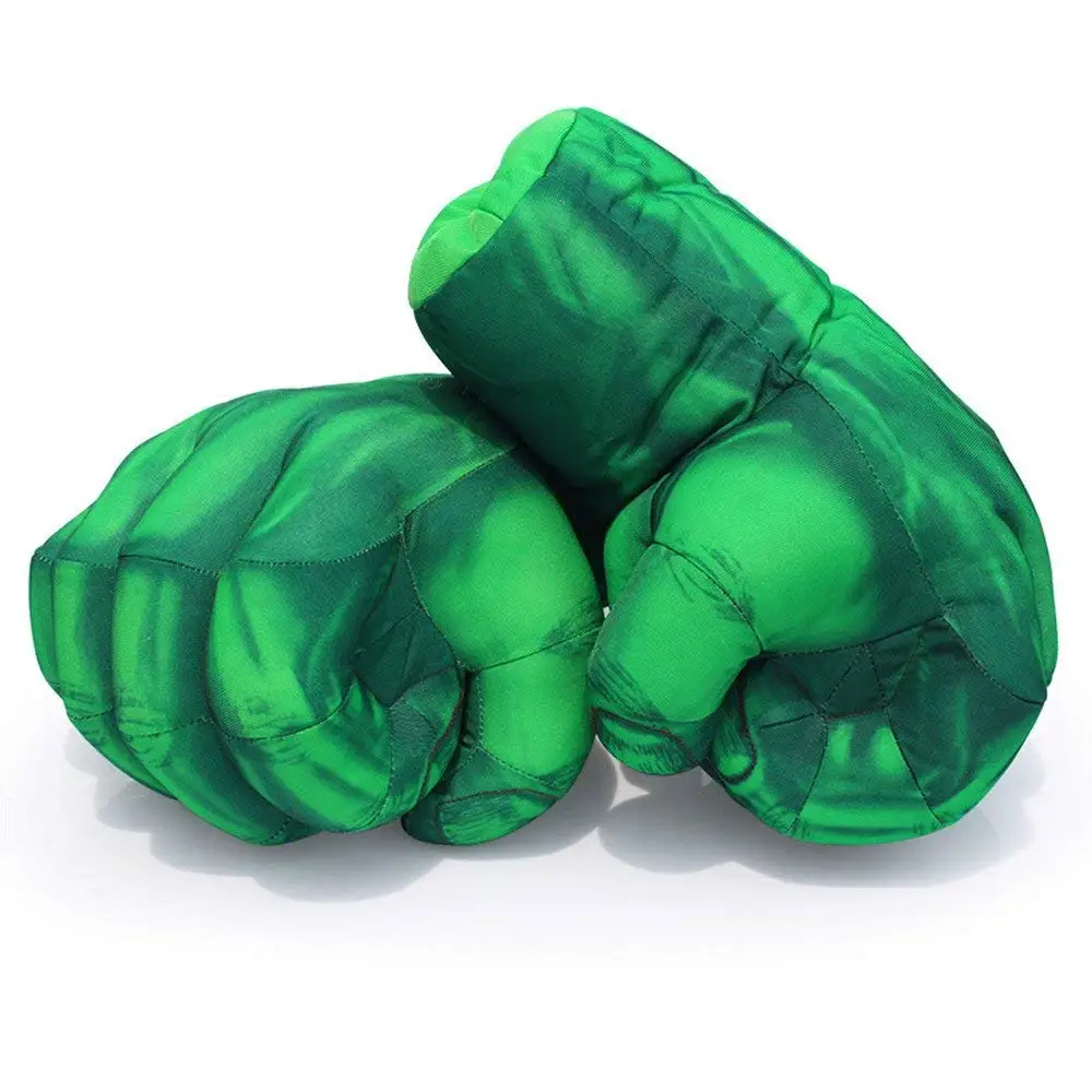 1pair 13'' 33cm Incredible Hulk Smash Hands ists Big Soft Plush Kids Boxing Training Gloves Cosplay Costume Games Toy
1pair 13'' 33cm Incredible Hulk Smash Hands ists Big Soft Plush Kids Boxing Training Gloves Cosplay Costume Games Toy