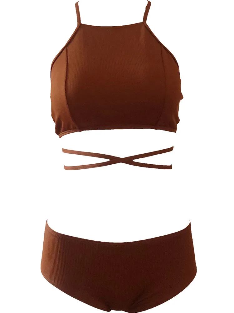 2019 New Korean Women Two Pieces Swimwear Sexy Backless High-waist Cross Strap Back Bandeau Strapless Chest Padded Swimsuit
2019 New Korean Women Two Pieces Swimwear Sexy Backless High-waist Cross Strap Back Bandeau Strapless Chest Padded Swimsuit