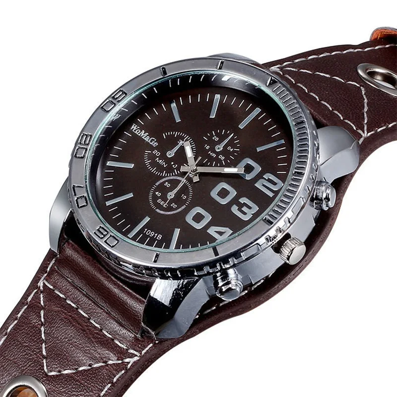 2022 Men's Watch Fashion Sports Quartz Clock Large Dial Men's Running Timer Waterproof Watch Leather Wristwatch Zegarek Meski
2022 Men's Watch Fashion Sports Quartz Clock Large Dial Men's Running Timer Waterproof Watch Leather Wristwatch Zegarek Meski