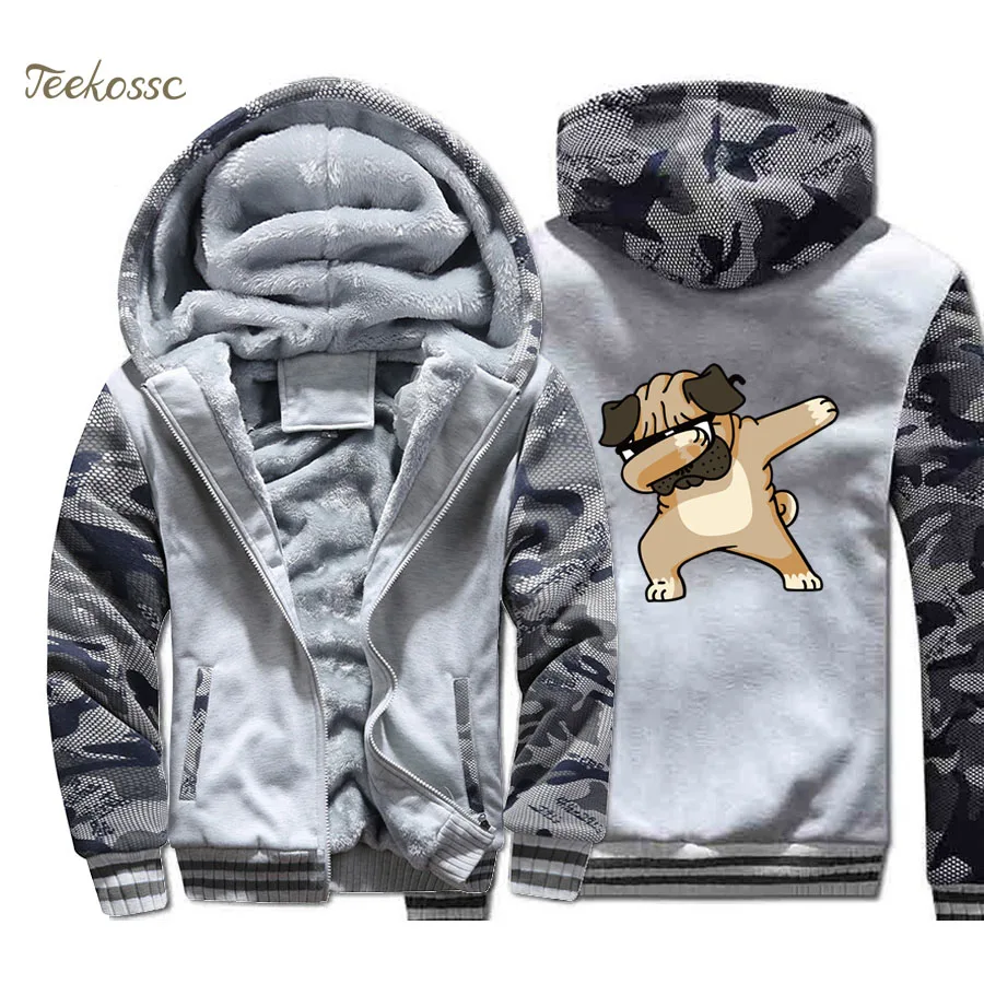 Dabbing Pug Hoodie Men Hip Hop Dance Hooded Sweatshirt Coat 2020 Winter Warm Fleece Thick Zipper Jacket Cool Funny Sportswear
Dabbing Pug Hoodie Men Hip Hop Dance Hooded Sweatshirt Coat 2020 Winter Warm Fleece Thick Zipper Jacket Cool Funny Sportswear