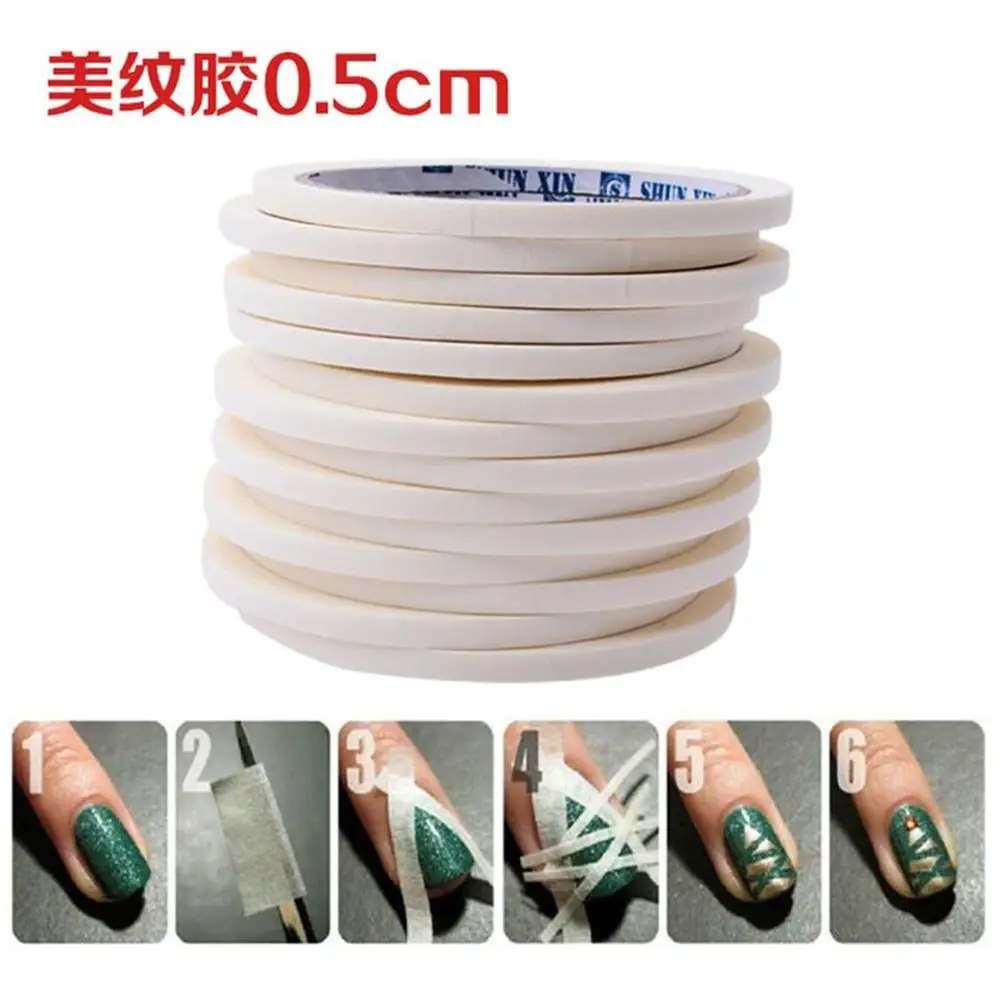 1pcs Nail Art Adhesive Tape 0.5cm * 15m Creative Design Nail Stickers,Strong Sticky Glue for DIY Nail Gel Polish Tools
1pcs Nail Art Adhesive Tape 0.5cm * 15m Creative Design Nail Stickers,Strong Sticky Glue for DIY Nail Gel Polish Tools