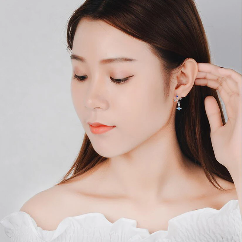 Star Earrings Female Version Set With Zircon Big Dipper Star Stud Earrings For Women Asymmetric Pentagonal Star Earrings
Star Earrings Female Version Set With Zircon Big Dipper Star Stud Earrings For Women Asymmetric Pentagonal Star Earrings