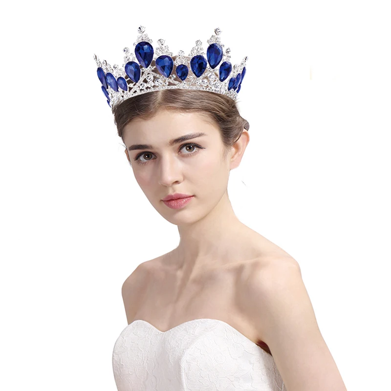 Vintage Baroque Color Crystal Bridal Crown Tiaras Light Gold Diadem Tiaras For Women Bride Wedding Hair Jewelry Accessories
Vintage Baroque Color Crystal Bridal Crown Tiaras Light Gold Diadem Tiaras For Women Bride Wedding Hair Jewelry Accessories