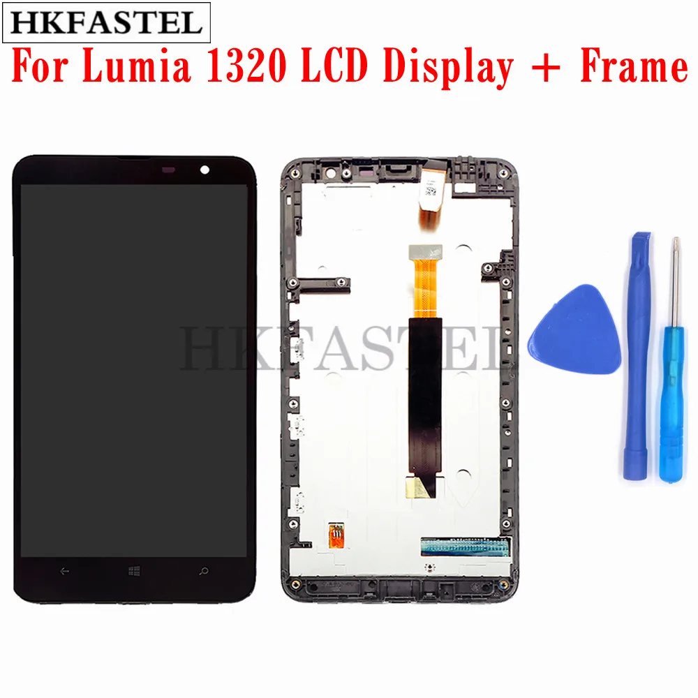 Оригинальный ЖК-экран HKFASTEL для Nokia Lumia 1320 ЖК-дисплей с дигитайзером сенсорный