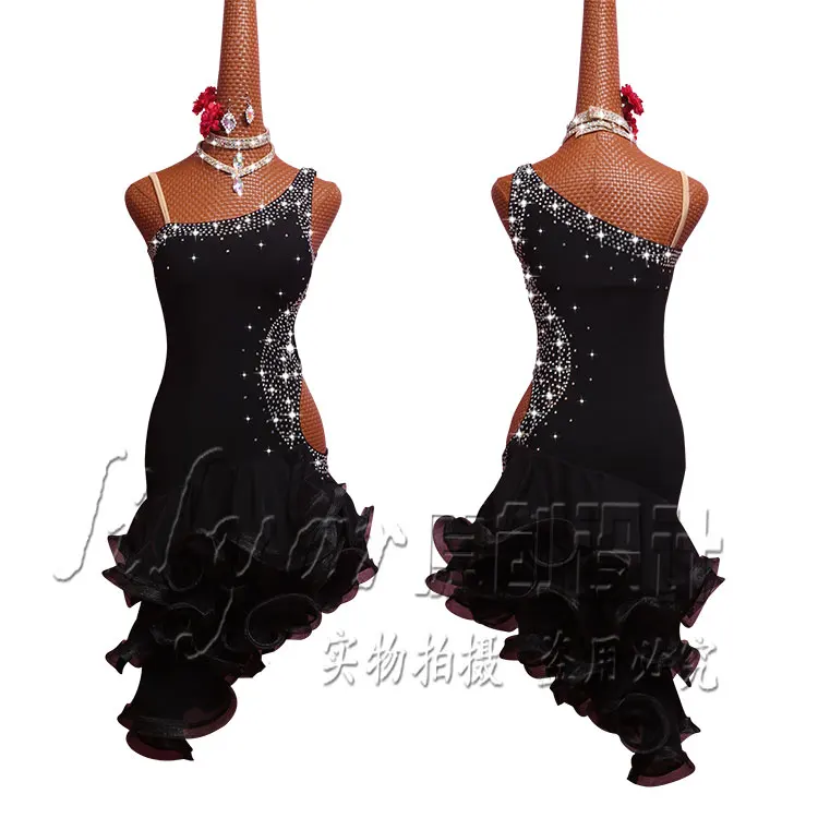 Latin dance dress stretch net see-through dress practice dress fishbone skirt sexy hollow
Latin dance dress stretch net see-through dress practice dress fishbone skirt sexy hollow
