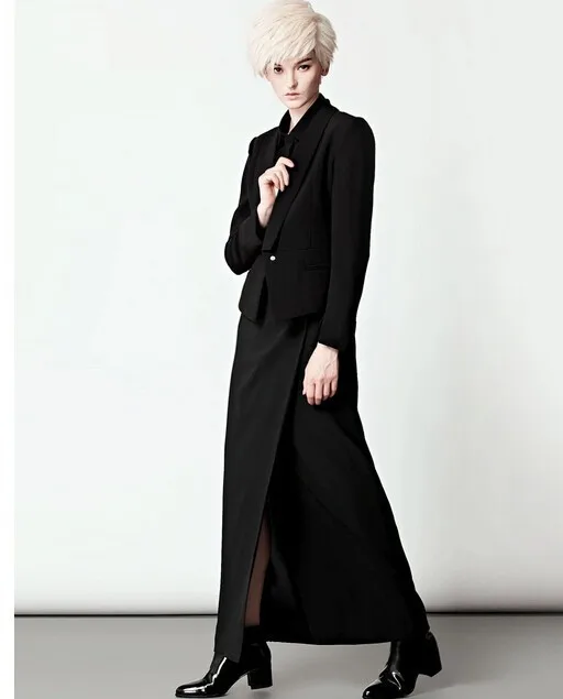 Customize simple design Autumn Summer Women splicing elegant slit Skirt High Waist shin Bodycon Black Plus Size long Skirts
Customize simple design Autumn Summer Women splicing elegant slit Skirt High Waist shin Bodycon Black Plus Size long Skirts