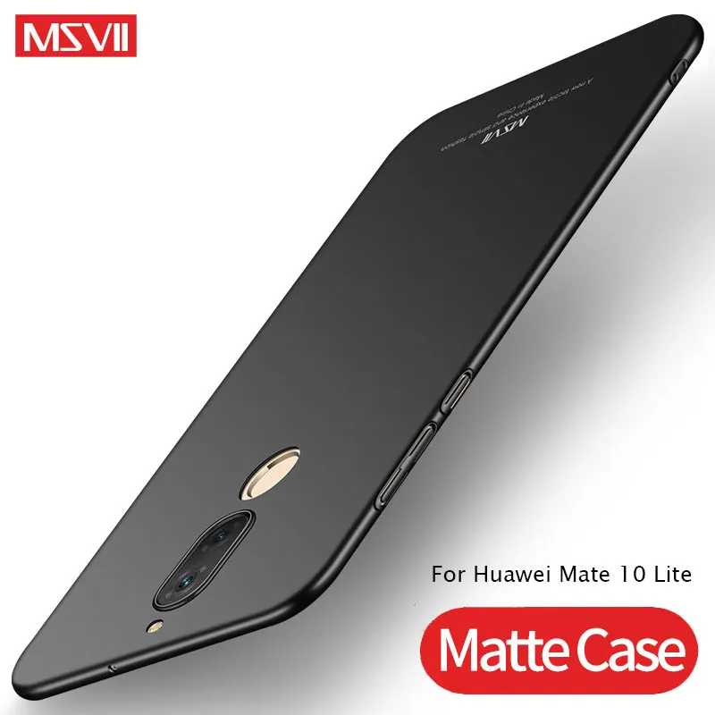 Чехол для Huawei mate 10 lite MSVII Тонкий матовый чехол Pro Жесткий задний | Мобильные