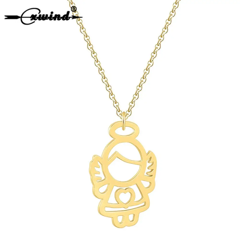 Cxwind Fashion Collar Jesus Cross Love Angel Heart Wing Pendant Necklace for women girl Sexy Clavicle Choker Necklaces Jewelry
Cxwind Fashion Collar Jesus Cross Love Angel Heart Wing Pendant Necklace for women girl Sexy Clavicle Choker Necklaces Jewelry