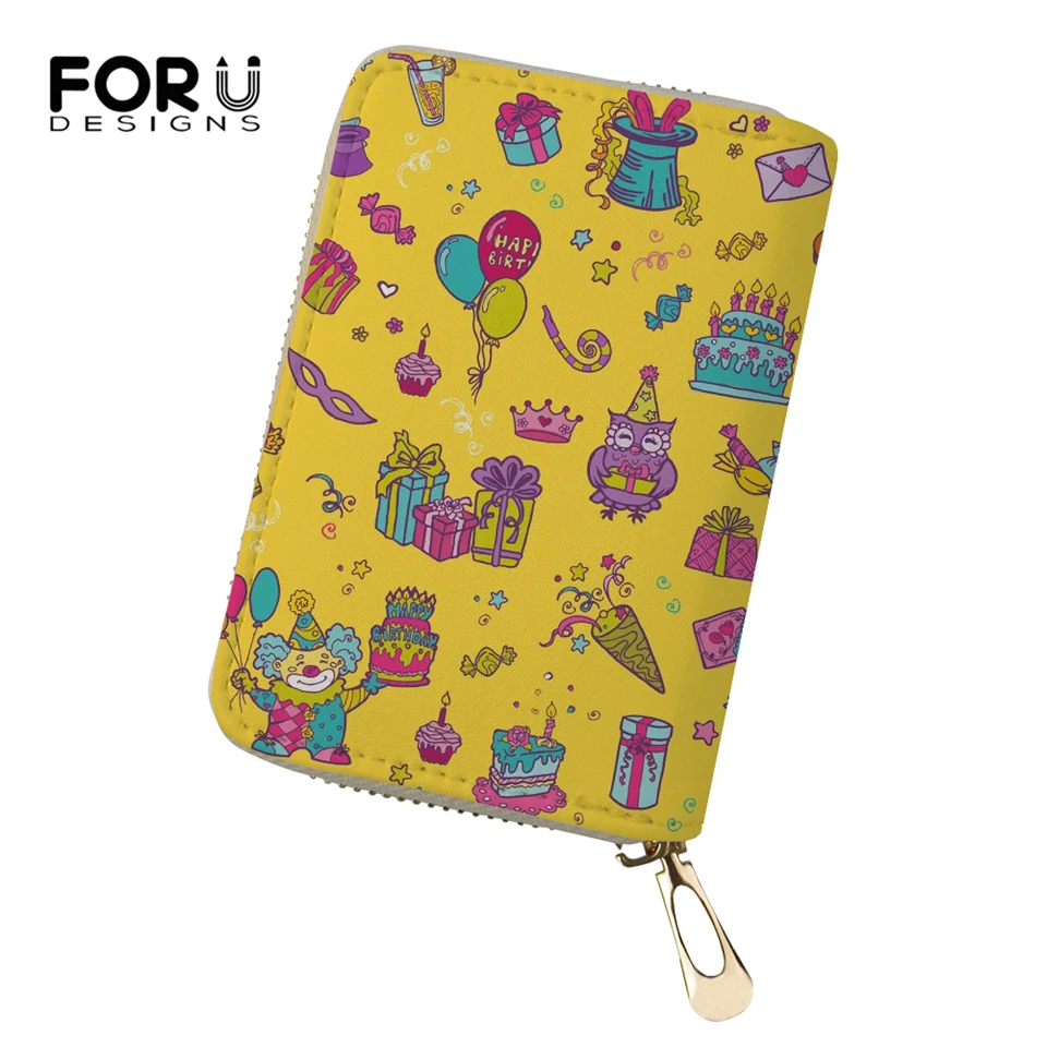 FORUDESIGNS Fashion Women Business PU Card Holder Pink Sheeps Prints Girls Money Purses Cartoon Animal Pattern Cluth Wallets
FORUDESIGNS Fashion Women Business PU Card Holder Pink Sheeps Prints Girls Money Purses Cartoon Animal Pattern Cluth Wallets