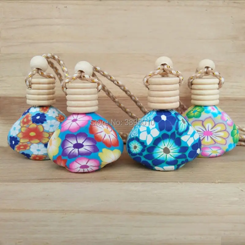 12ml Car Perfume Bottle Hangings Pendant Polymer Clay Bottle with Wood Cover F955
12ml Car Perfume Bottle Hangings Pendant Polymer Clay Bottle with Wood Cover F955