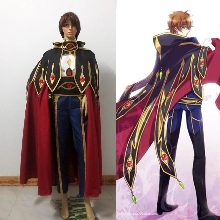 Code Geass knight of seven R2 Cosplay Costumes Men's Cloak Tuxedo Halloween Custom Made Free Shipping
Code Geass knight of seven R2 Cosplay Costumes Men's Cloak Tuxedo Halloween Custom Made Free Shipping