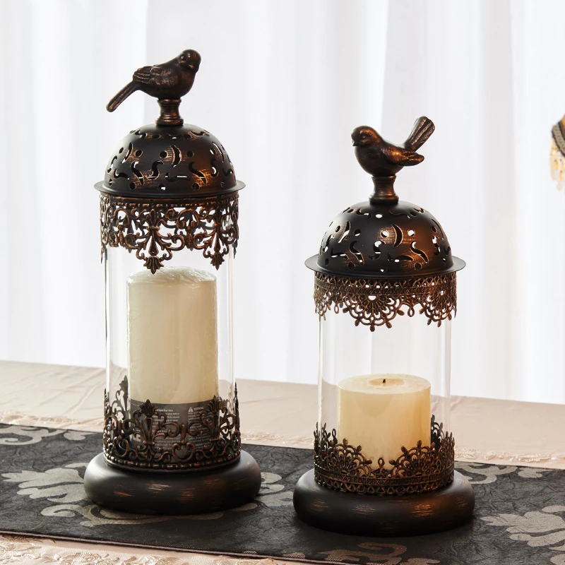 European style Birdcage Candlestick Candle Holders Cage Cylinder Romantic Candlelight Dinner Home Ornaments Decoration WITFAMILY
European style Birdcage Candlestick Candle Holders Cage Cylinder Romantic Candlelight Dinner Home Ornaments Decoration WITFAMILY