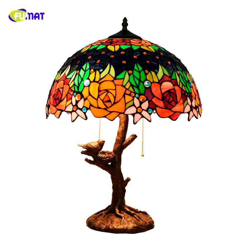 FUMAT American Pastoral Tiffany Stained Glass Table Lamps for Living Room Dining Hall Bedroom Decoration Glass Bird bar Lights
FUMAT American Pastoral Tiffany Stained Glass Table Lamps for Living Room Dining Hall Bedroom Decoration Glass Bird bar Lights