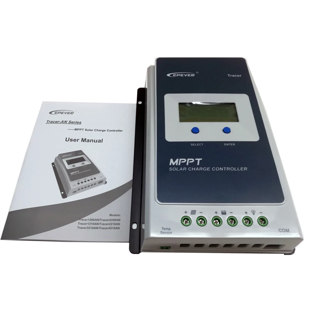 EPever 30A MPPT Solar Charge Controller Tracer 3210A 12V 24V Auto Work 100VDC input with Remote Meter MT50
EPever 30A MPPT Solar Charge Controller Tracer 3210A 12V 24V Auto Work 100VDC input with Remote Meter MT50