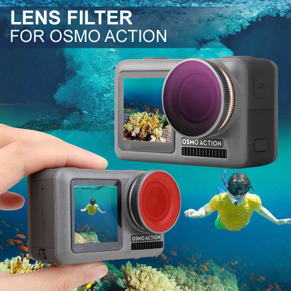 Handheld gimbals camera filter adjustable diving lens filter MCUV CPL ND /PL for DJI OSMO ACTION Camera Lens filter Accessories
Handheld gimbals camera filter adjustable diving lens filter MCUV CPL ND /PL for DJI OSMO ACTION Camera Lens filter Accessories
