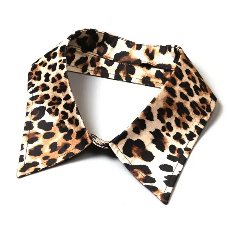 Fashion Leopard Print Collar Shirt Fake Collar Tie Detachable Collar False Collar Lapel Blouse Top Women Clothes Accessories
Fashion Leopard Print Collar Shirt Fake Collar Tie Detachable Collar False Collar Lapel Blouse Top Women Clothes Accessories