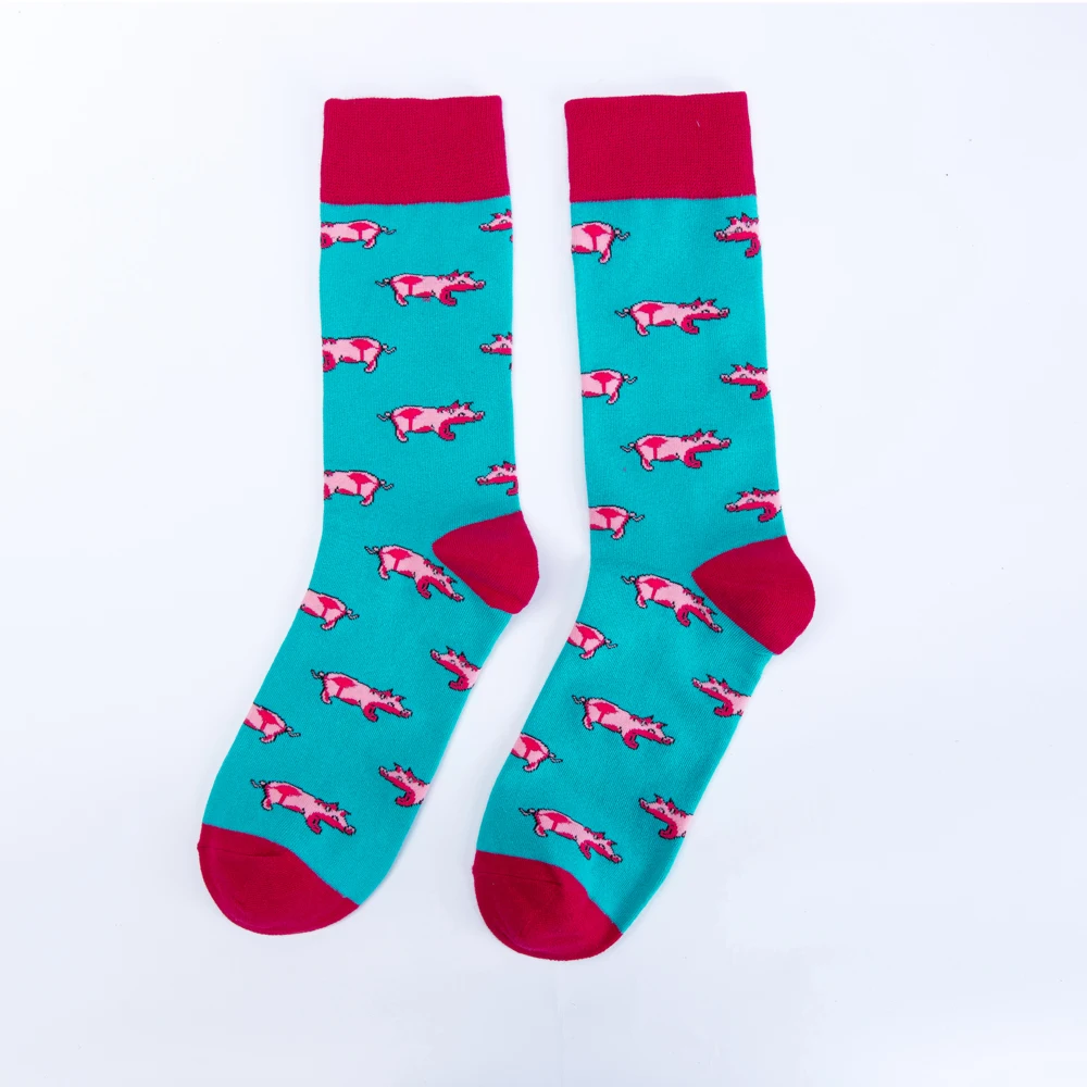 Jhouson 1 pair Colorful Print Farm Harajuku Cartoon Animals Sheep Cow Pig Pattern Happy funny Socks Men Comfortable Cotton Socks
Jhouson 1 pair Colorful Print Farm Harajuku Cartoon Animals Sheep Cow Pig Pattern Happy funny Socks Men Comfortable Cotton Socks
