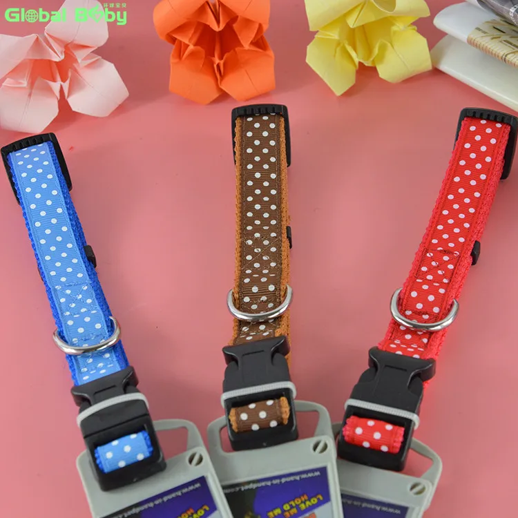 (30 Pieces/lot) 3 Colors 2 Sizes Printing Polka Dot Nylon Dog Pet Collar Medium Large
(30 Pieces/lot) 3 Colors 2 Sizes Printing Polka Dot Nylon Dog Pet Collar Medium Large