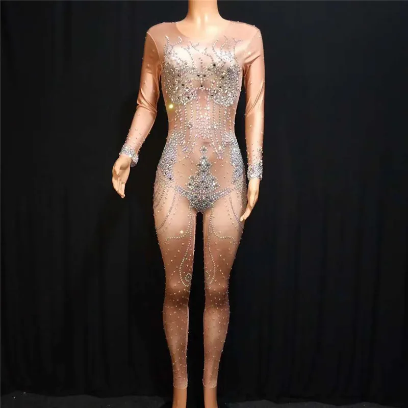 X64 Female stage costumes singer perform bodysuit rhinestone pearl jumpsuit pole dance dress clothing disco wear clothes party
X64 Female stage costumes singer perform bodysuit rhinestone pearl jumpsuit pole dance dress clothing disco wear clothes party