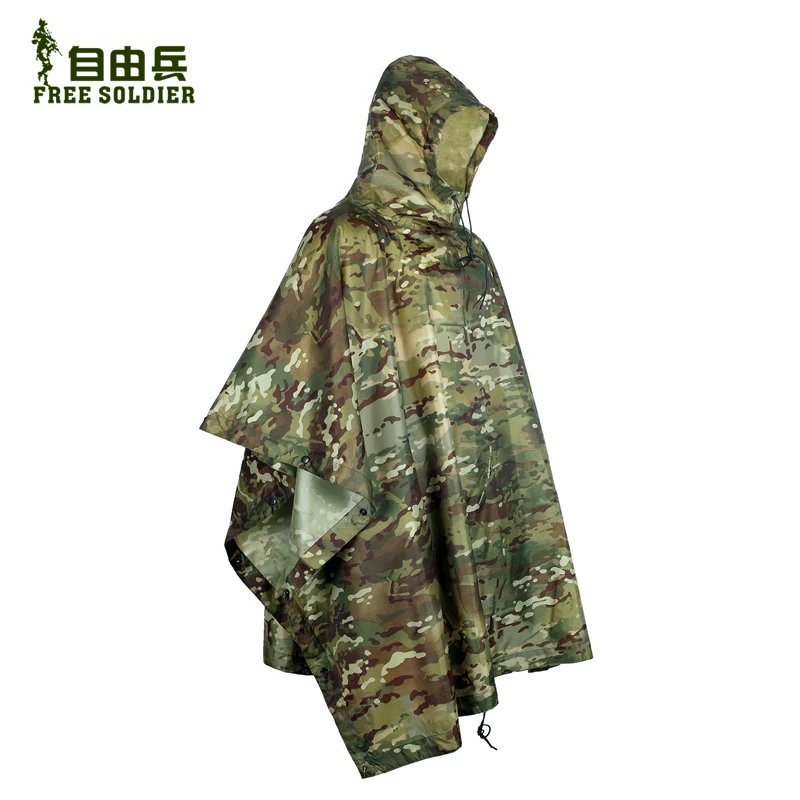 Camouflage Plastic Lightweight Hiking Travel Outdoor Raincoat Long Waterproof Survival Poncho and Capes Motorcycle Trench Coat 6
Camouflage Plastic Lightweight Hiking Travel Outdoor Raincoat Long Waterproof Survival Poncho and Capes Motorcycle Trench Coat 6