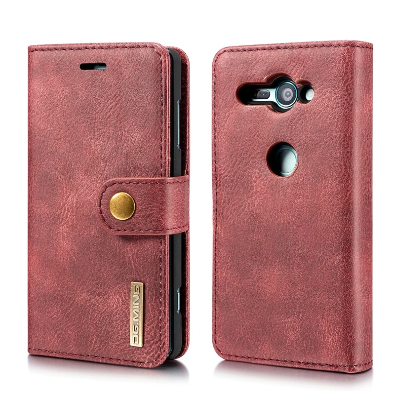DG.ming XZ2 Leather Separable Back Case For Sony XZ2 Compact with Magnetic Button Flip Wallet Cover Cowhide Phone Bag Fundas
DG.ming XZ2 Leather Separable Back Case For Sony XZ2 Compact with Magnetic Button Flip Wallet Cover Cowhide Phone Bag Fundas