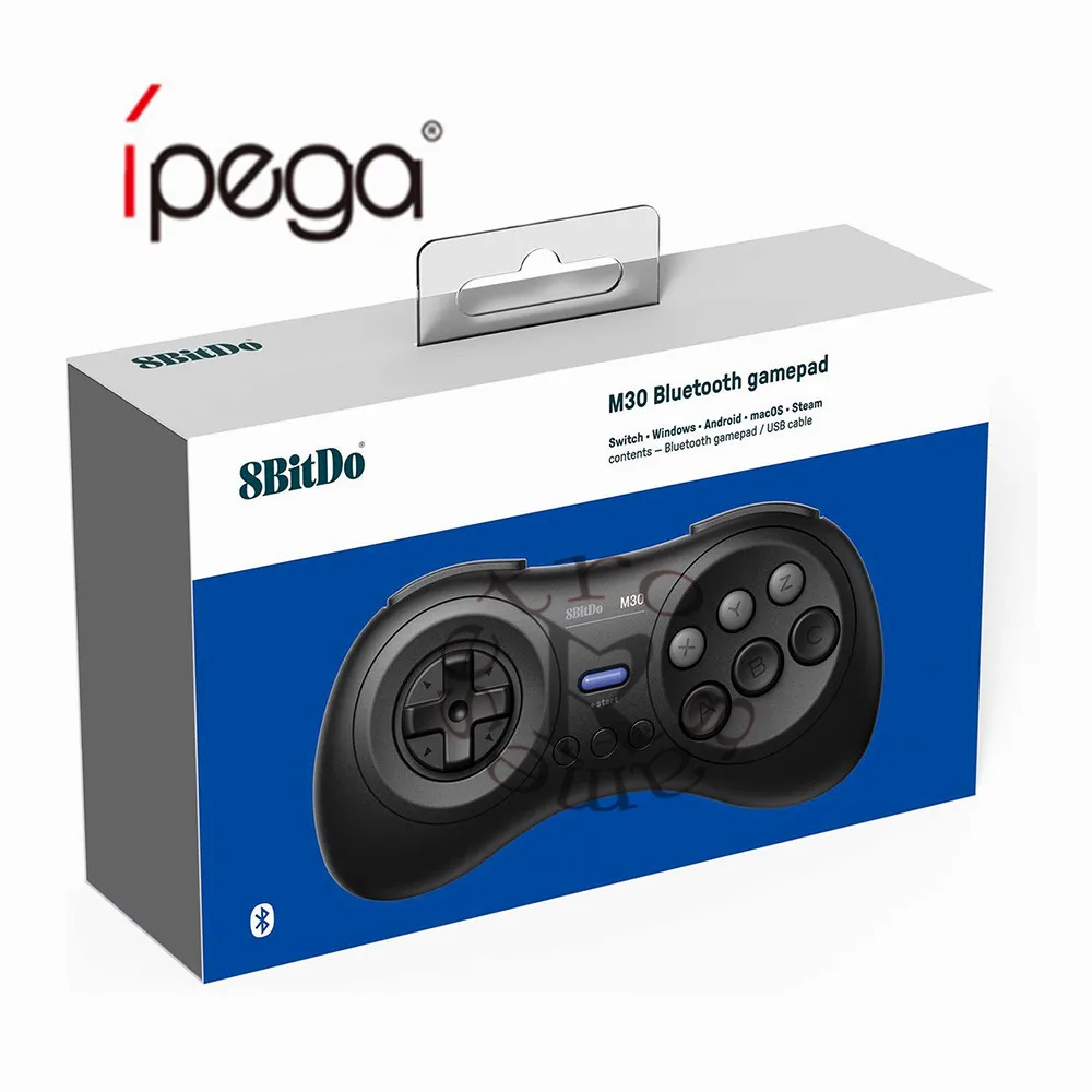 8bitdo M30 Bluetooth геймпад для Sega Genesis Mega Drive Style для смартфонов Nintendo Switch macOS Android Steam Xiaomi
8bitdo M30 Bluetooth геймпад для Sega Genesis Mega Drive Style для смартфонов Nintendo Switch macOS Android Steam Xiaomi