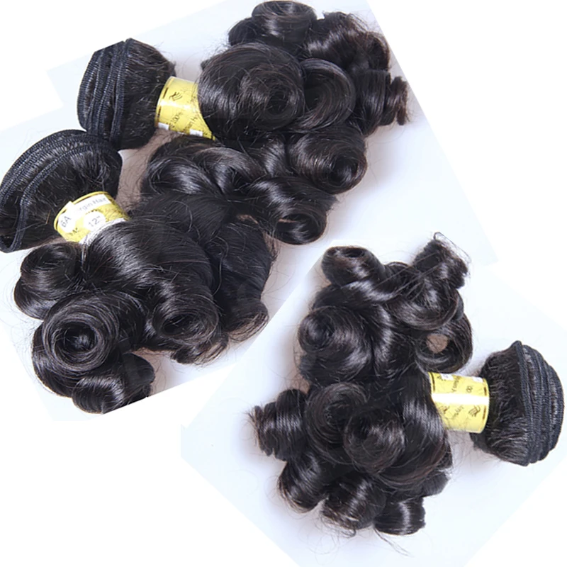 LUFFYHAIR Brazilian Bouncy Curly Human Hair Bundles 3pcs/lot Short 100% Remy Human Hair Extension Weaves For Women
LUFFYHAIR Brazilian Bouncy Curly Human Hair Bundles 3pcs/lot Short 100% Remy Human Hair Extension Weaves For Women