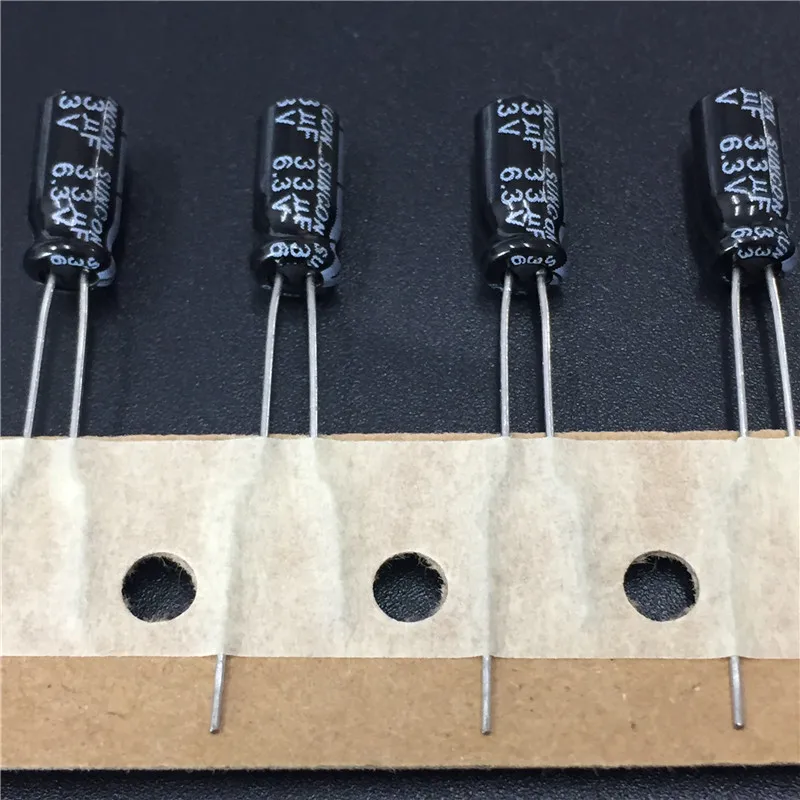 10 шт. 33 мкФ 6 3 V SUNCON(SANYO) HC серии 5x11 мм 6.3V33uF алюминиевый электролитический