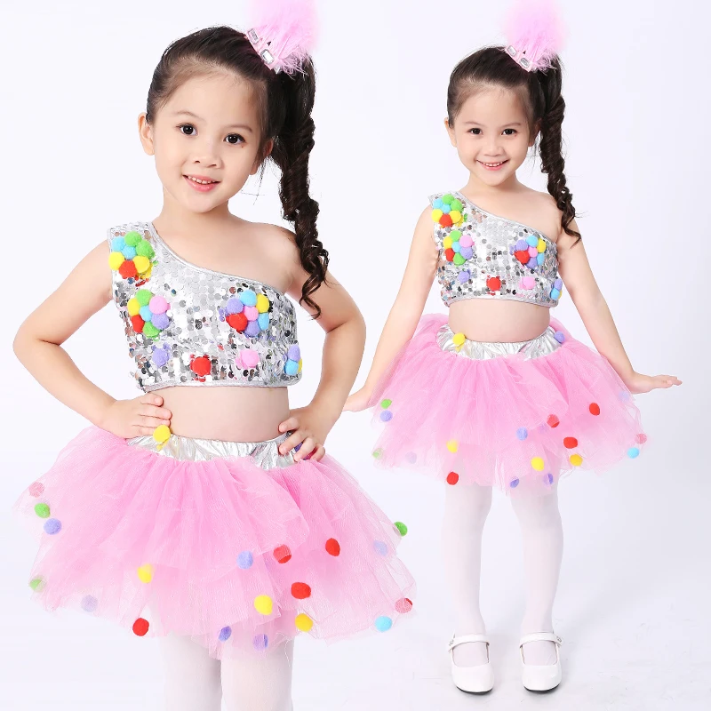 Children's Sequins Jazz Performance Costumes Modern Jazz Dance Costumes Children's Pompon Yarn Skirt Catwalk Performance
Children's Sequins Jazz Performance Costumes Modern Jazz Dance Costumes Children's Pompon Yarn Skirt Catwalk Performance