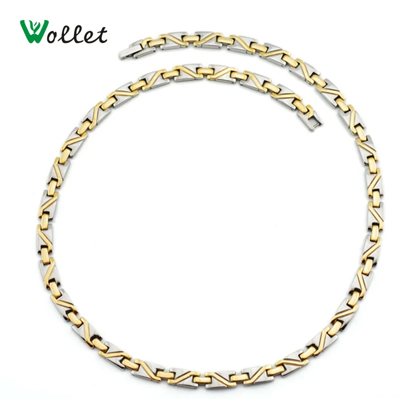 Wollet New Fashion Cool Gift For Men 3 in 1 Infrared Health Gold Filled Magnetic Solid Germanium Titanium Necklace Men
Wollet New Fashion Cool Gift For Men 3 in 1 Infrared Health Gold Filled Magnetic Solid Germanium Titanium Necklace Men