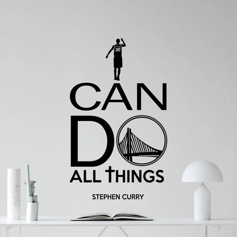 I Can Do All Things Stephen Curry Wall Decal Quote Basketball Player Fitness Poster Sport Vinyl Sticker Home Gym Decor X43
I Can Do All Things Stephen Curry Wall Decal Quote Basketball Player Fitness Poster Sport Vinyl Sticker Home Gym Decor X43