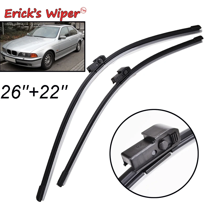 Erick's Wiper Front Wiper Blades For BMW 5 Series E39 525i 528i 530i 540i M5 Windshield Windscreen Front Window 26"+22"
Erick's Wiper Front Wiper Blades For BMW 5 Series E39 525i 528i 530i 540i M5 Windshield Windscreen Front Window 26"+22"