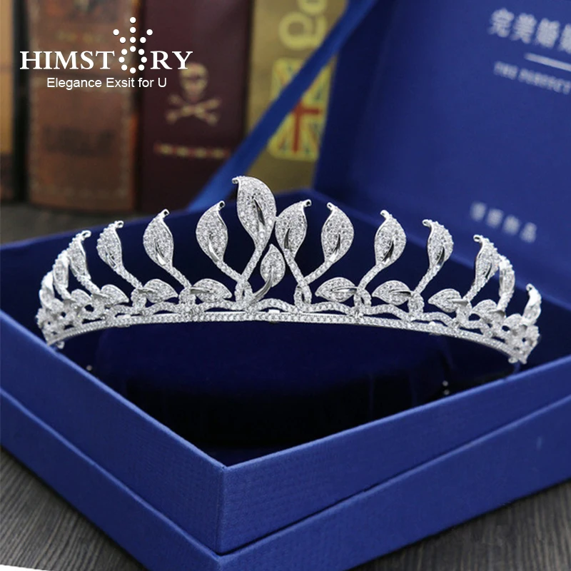 Himstory Shinny Full Zircon Leaf Tiara Cubic Zircon Hair Tiaras Micro Pave CZ Bride Crown Wedding Diadem Mariage Hair Jewelry
Himstory Shinny Full Zircon Leaf Tiara Cubic Zircon Hair Tiaras Micro Pave CZ Bride Crown Wedding Diadem Mariage Hair Jewelry
