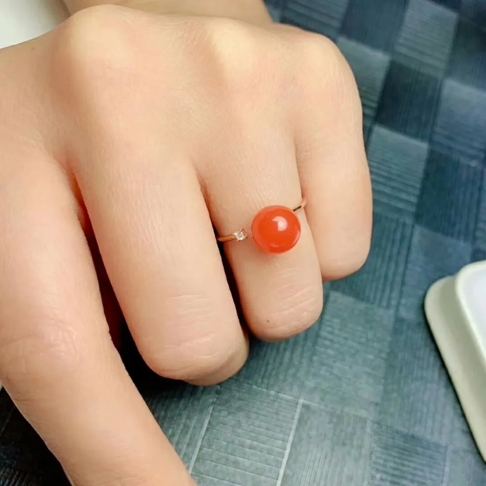 shilovem 18K rose Gold real Natural south Red agate rings fine Jewelry wedding new plant Christmas gift mym8.5-900nh
shilovem 18K rose Gold real Natural south Red agate rings fine Jewelry wedding new plant Christmas gift mym8.5-900nh